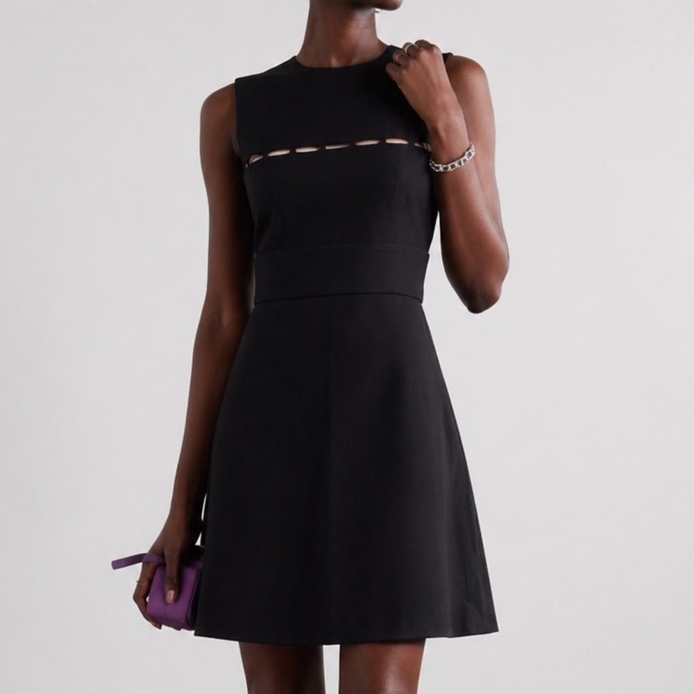 Emilio Pucci Black Shift Cut Out Dress Size 4